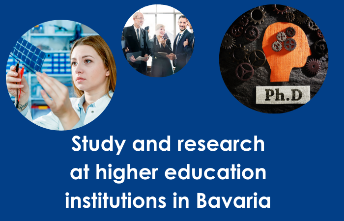 Study and research at higher education institutions in Bavaria